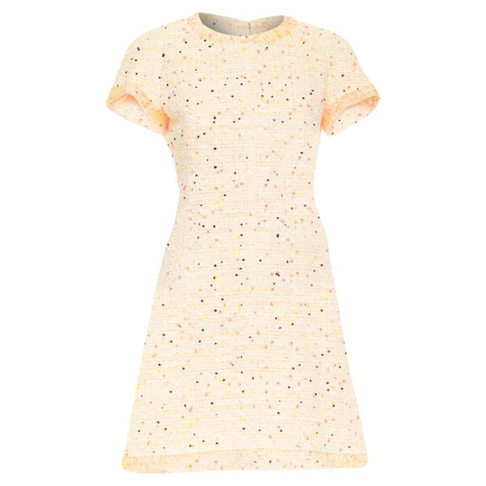 Chanel speckle tweed lace dress - Picture 9 of 9
